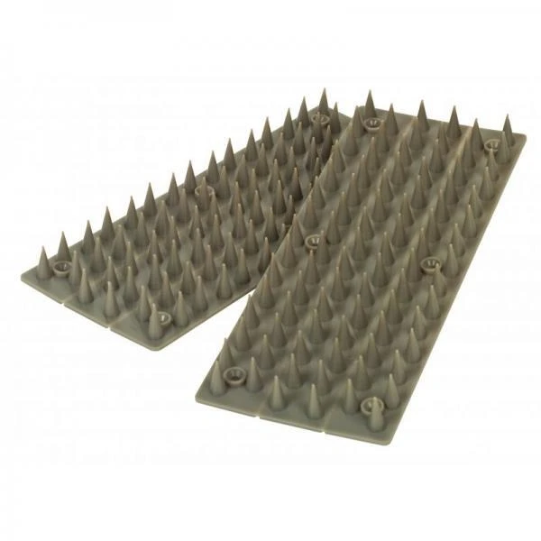 Vogelwering Met Afweerpinnen Grijs - 9 × 23 Cm