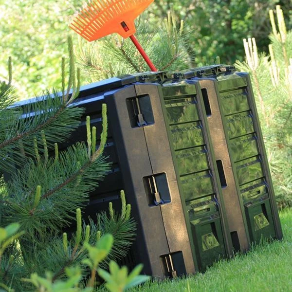 Compostsysteem Zwart 800 Liter - 2 Vaten - Afbeelding 2