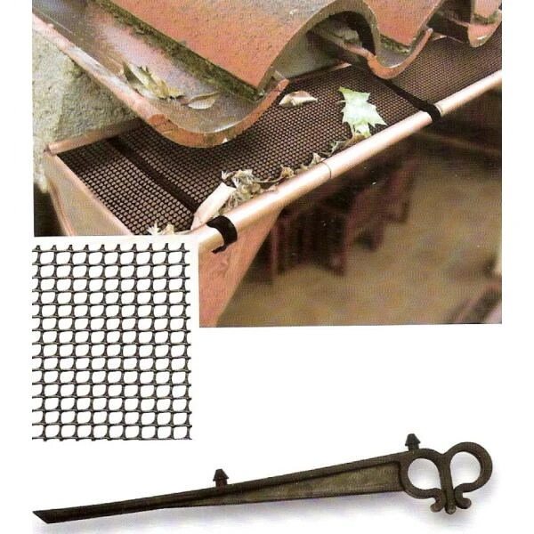 Dakgoot Beschermingsrooster 0,17 × 6 M - Afbeelding 2