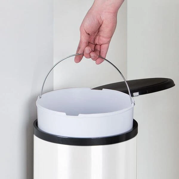 Inbouw Afvalemmer Wit 14 Liter - Afbeelding 4