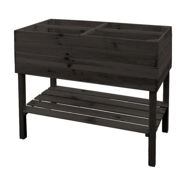 Kweekbak Verhoogd - Antraciet Grijs 100 × 50 × 80 Cm