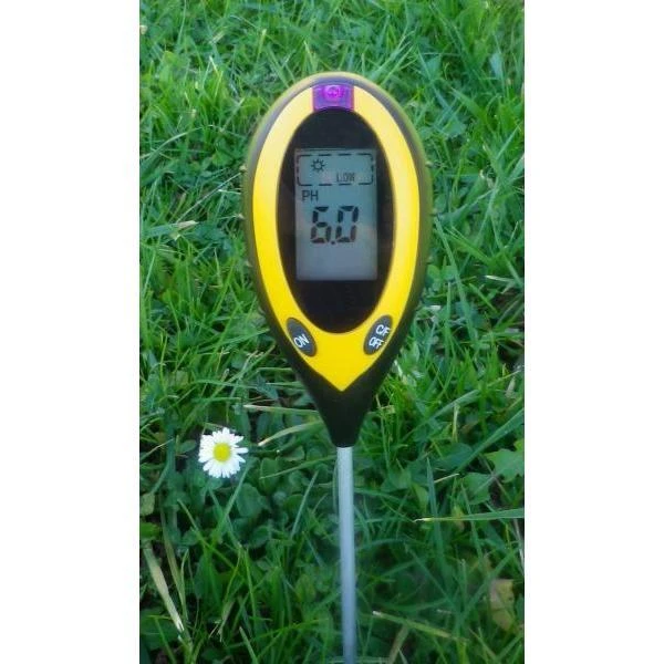 4 In 1 Meter (pH, Licht, Temperatuur En Vocht) - Afbeelding 2