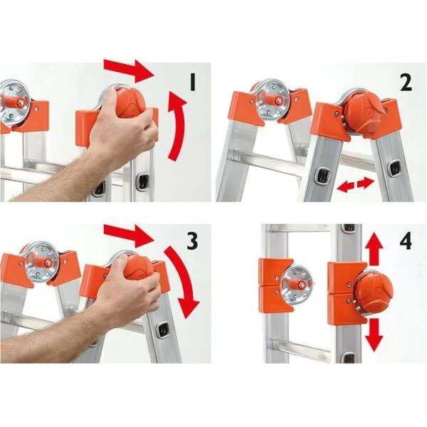 Telescopische Ladder Goliath 4 × 6 Treden - Afbeelding 6