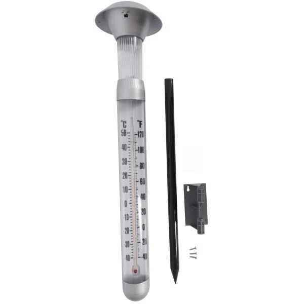 Thermometer Met Solar Lamp